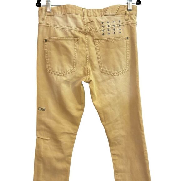 Ksubi Men’s Tan Chitch Button Fly Beige Tan Sandstorm Tapered Jeans Size 29 - Picture 8 of 13
